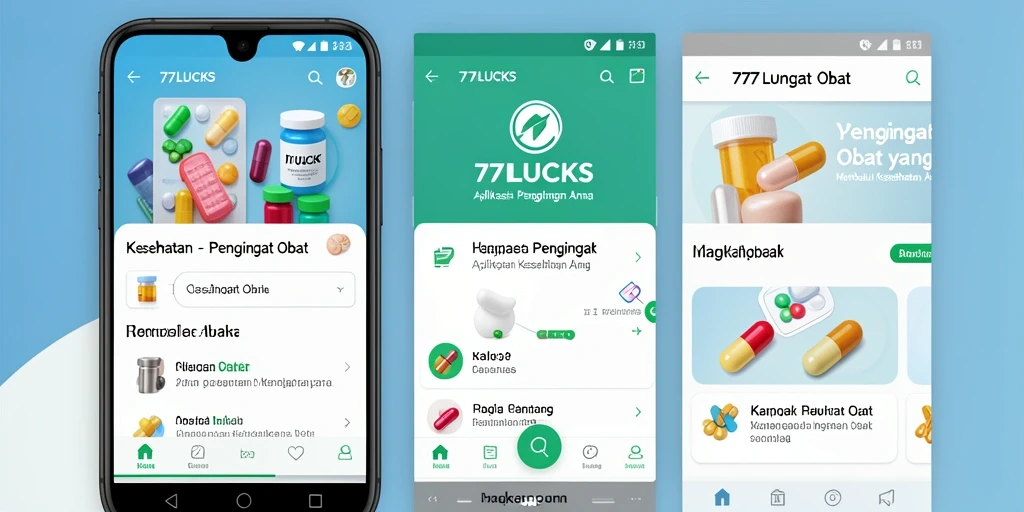 Antarmuka aplikasi Pengingat Obat yang membantu kesehatan Anda.