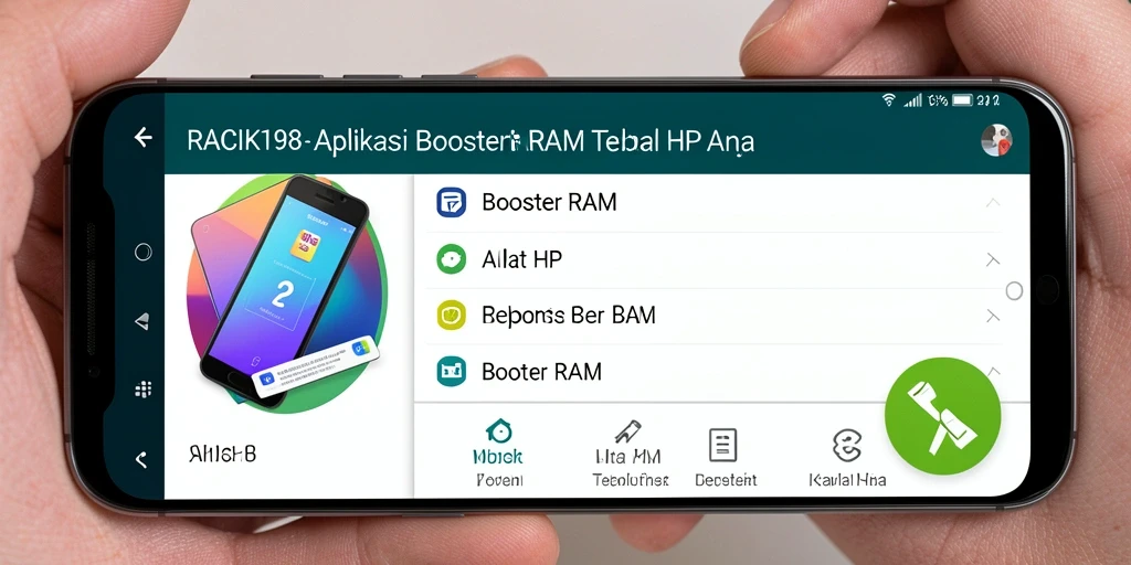 Antarmuka aplikasi RACIK198 yang sederhana dan fungsional.