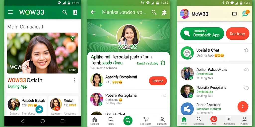 Tampilan antarmuka WOW33 yang menarik dan intuitif.
