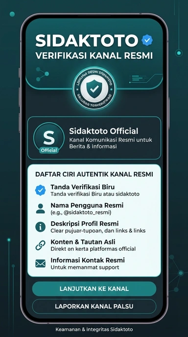 Kanal Resmi Sidaktoto untuk Pengguna Android